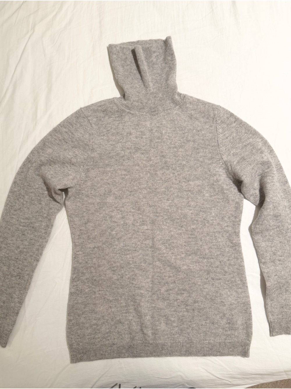 Charter Club Women’s Ice Gray Heather Turtleneck Sweater